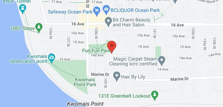 map of 12905 14A AVENUE